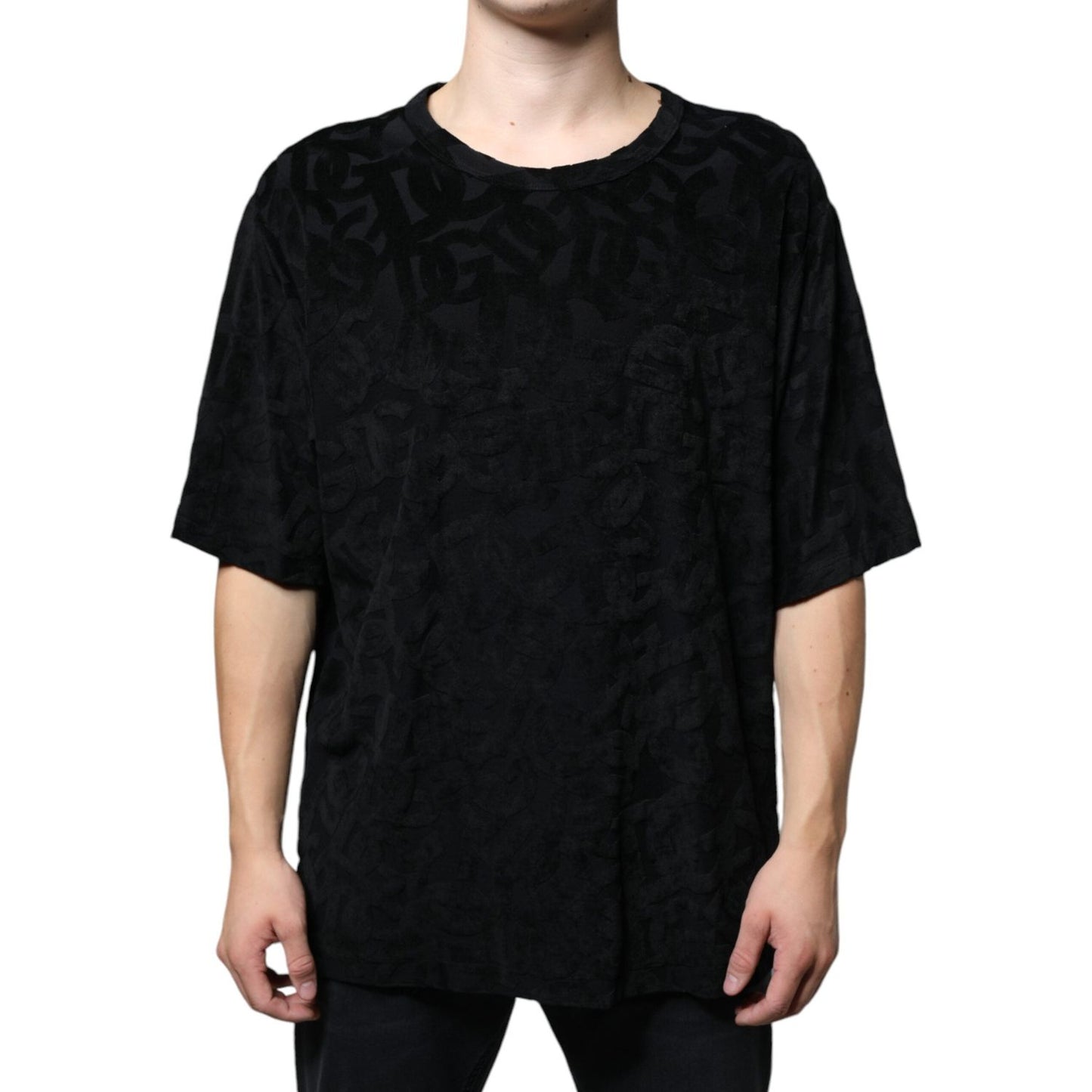 Dolce & Gabbana Black DG Mania Logo Print T-shirt Dolce & Gabbana