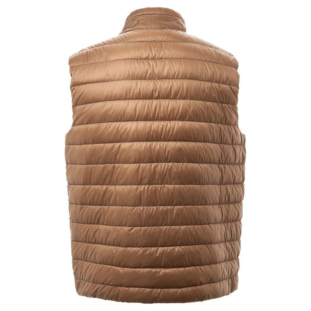 Herno Brown Polyamide Vest Herno