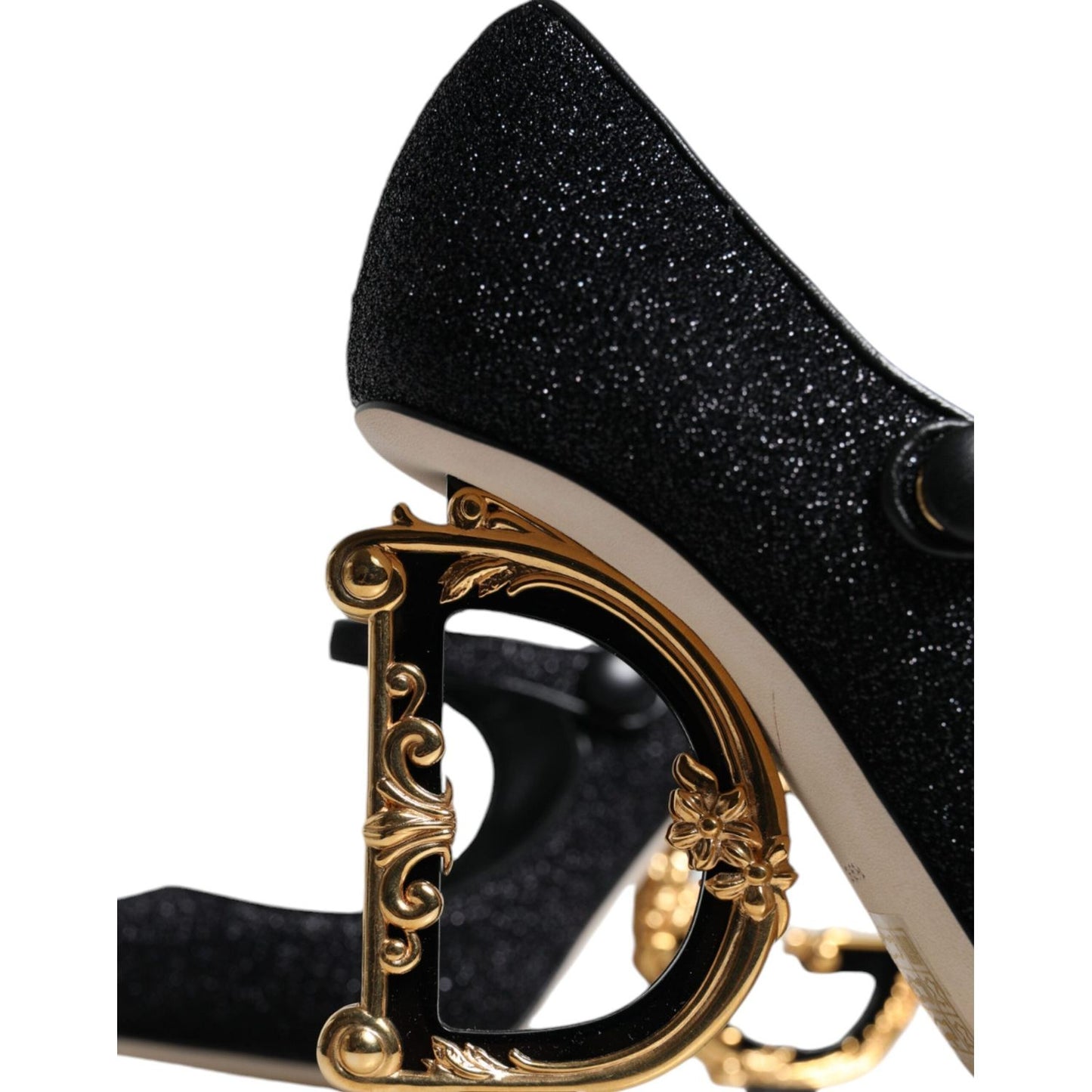 Dolce & Gabbana Black Suede Mary Jane Heel Sandals Shoes Dolce & Gabbana