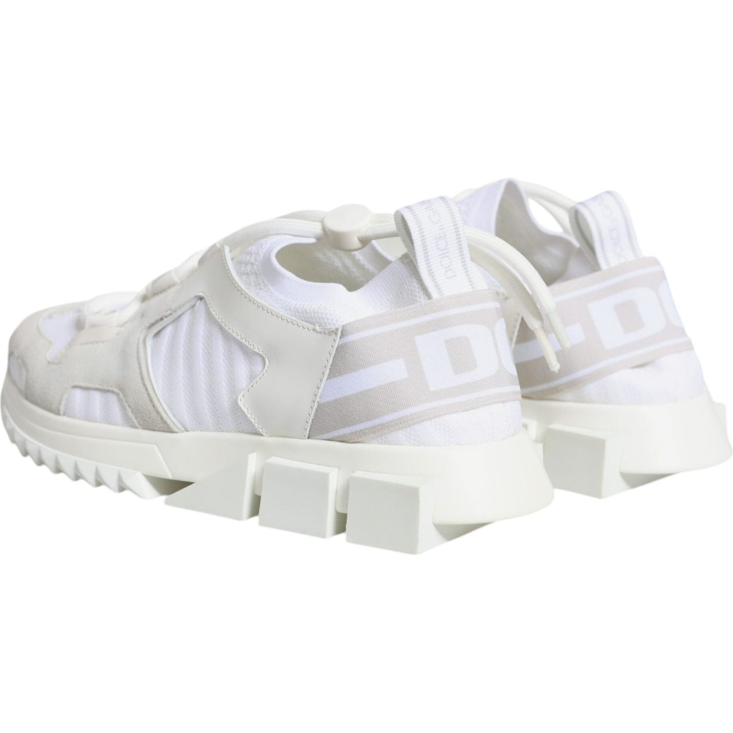 Dolce & Gabbana White Mesh Sorrento Trekking Sneakers Shoes Dolce & Gabbana