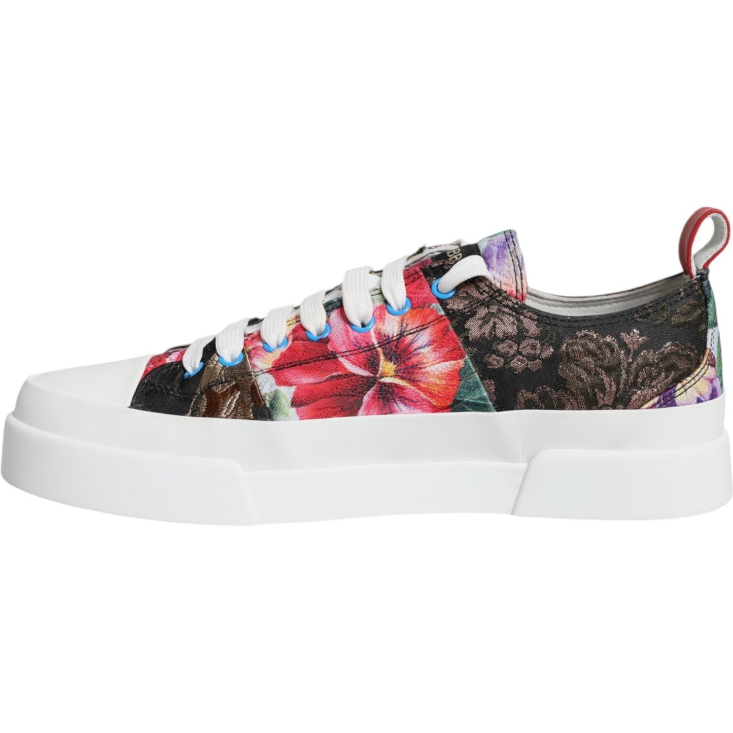 Dolce & Gabbana Multicolor Patchwork Low Top Sneakers Shoes Dolce & Gabbana