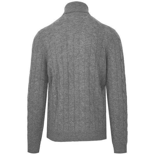 Malo Gray Wool Sweater Malo