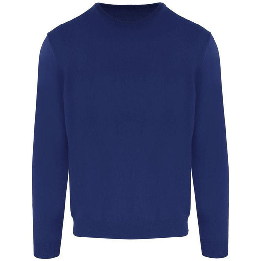 Malo Blue Wool Sweater Malo