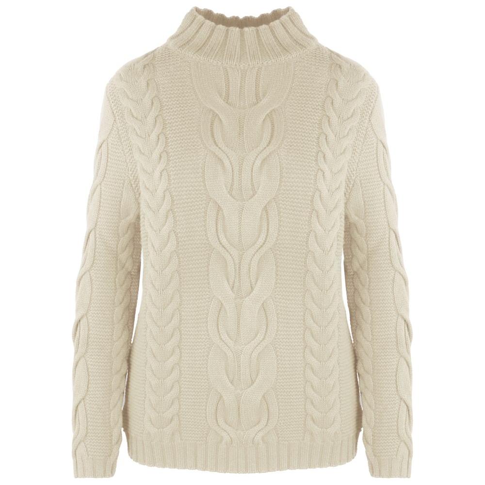 Malo Beige Wool Sweater Malo