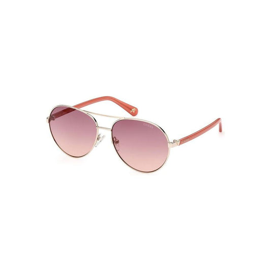 Guess Gold Metal Sunglasses Guess