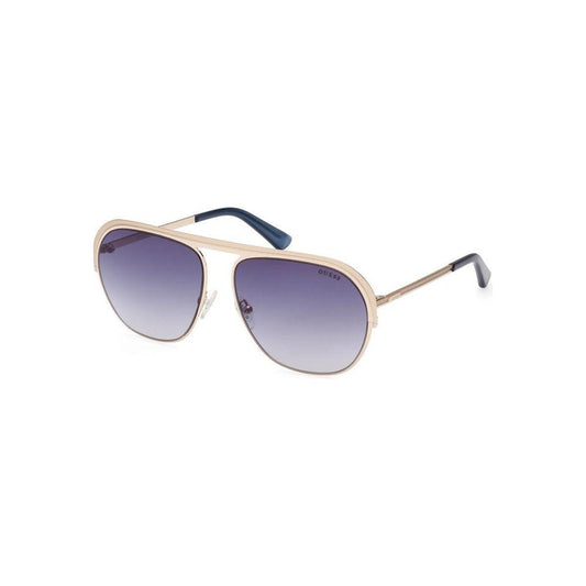 Guess Gold Metal Sunglasses Guess