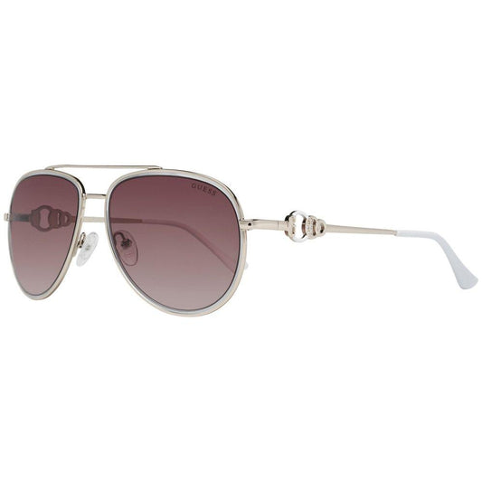 Guess Gold Metal Sunglasses Guess