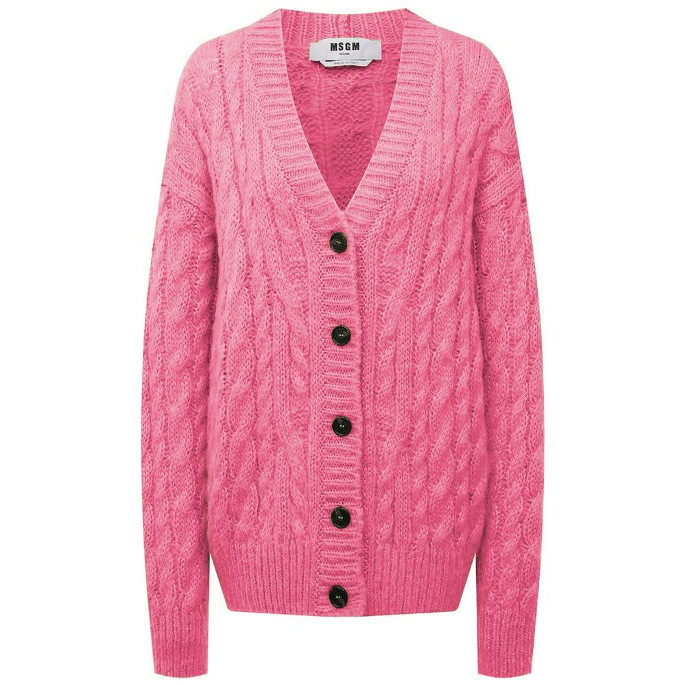 MSGM Pink Acrylic Sweater MSGM