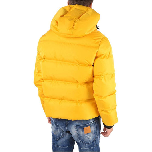 Dsquared² Yellow Nylon Men Jacket Dsquared²