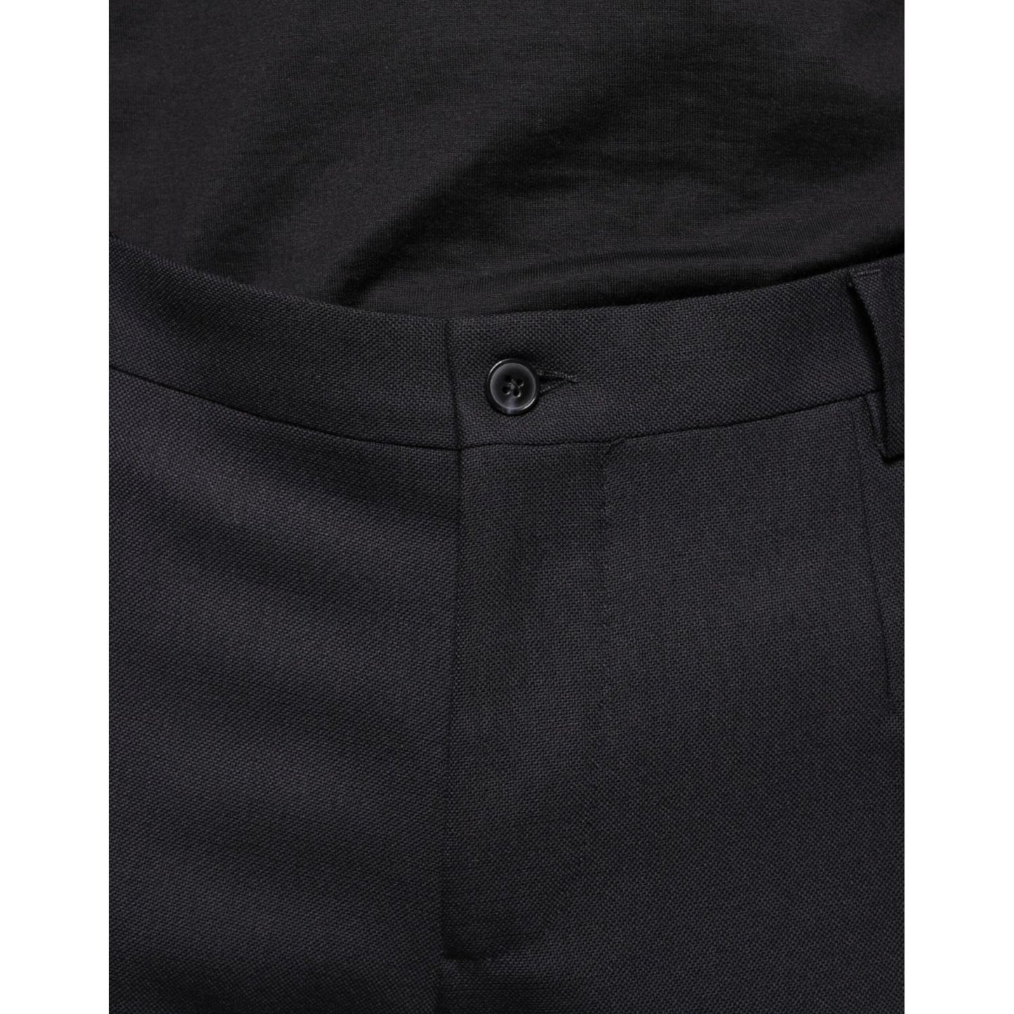 Dolce & Gabbana Black Wool Skinny Dress Formal Pants Dolce & Gabbana