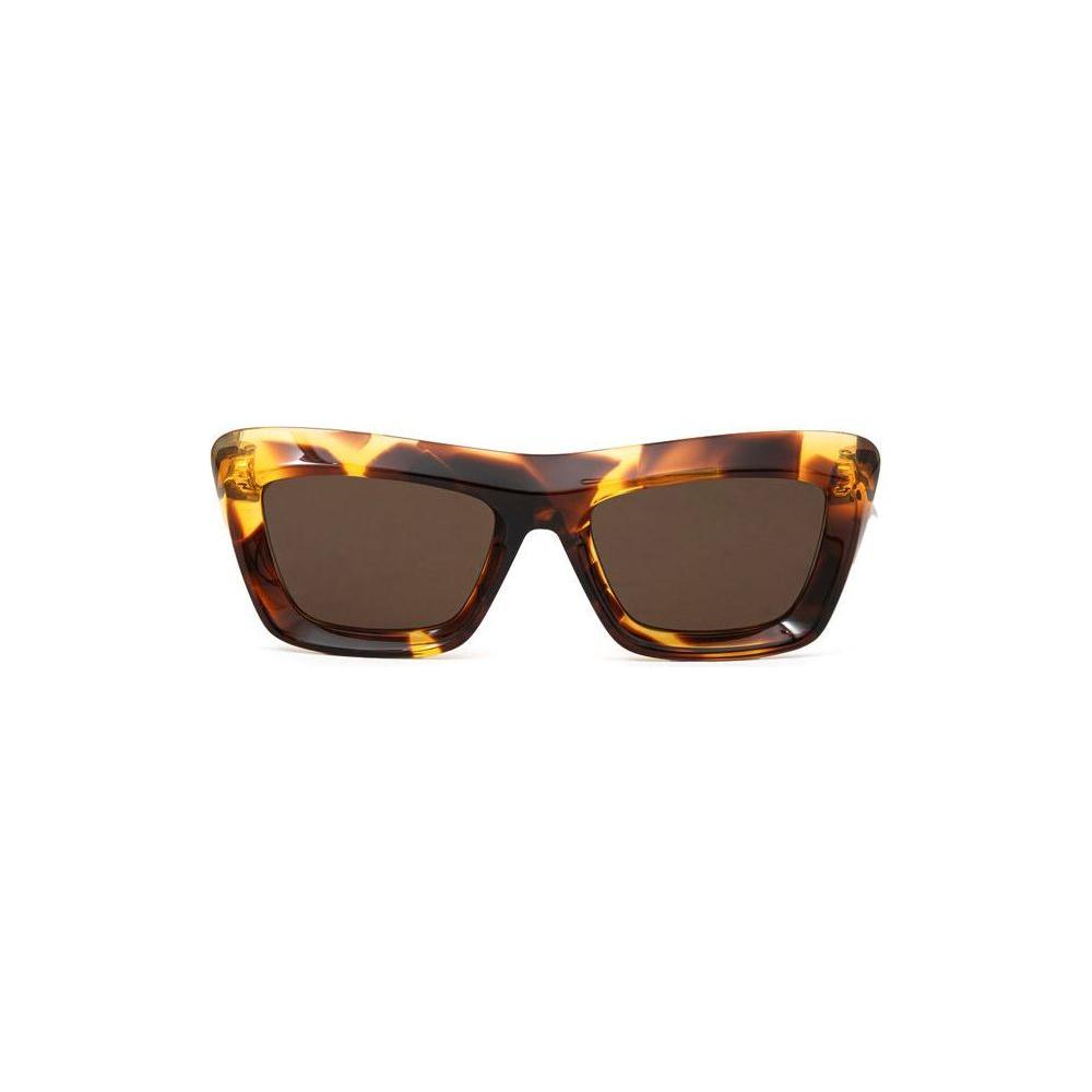 Bottega Veneta Brown Acetate Sunglasses Bottega Veneta