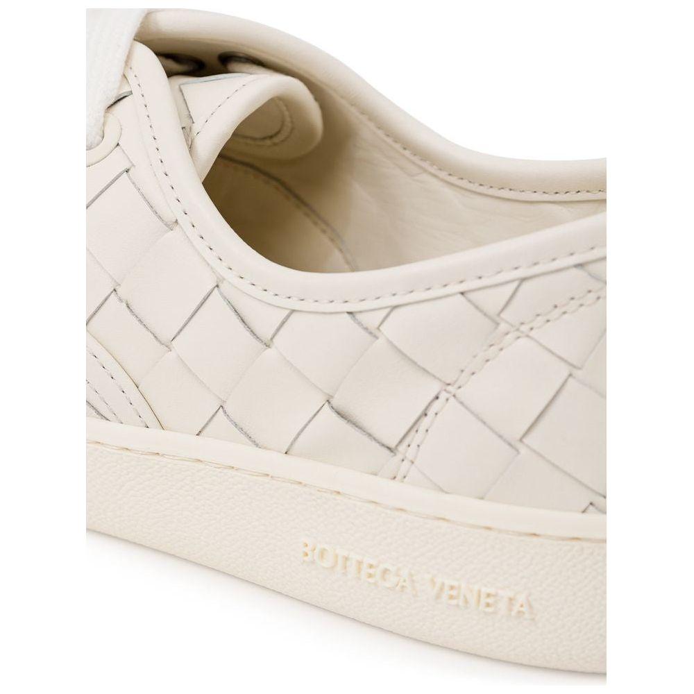 Bottega Veneta White Leather Sneaker Bottega Veneta