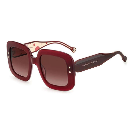 Carolina Herrera Red Resin Sunglasses Carolina Herrera