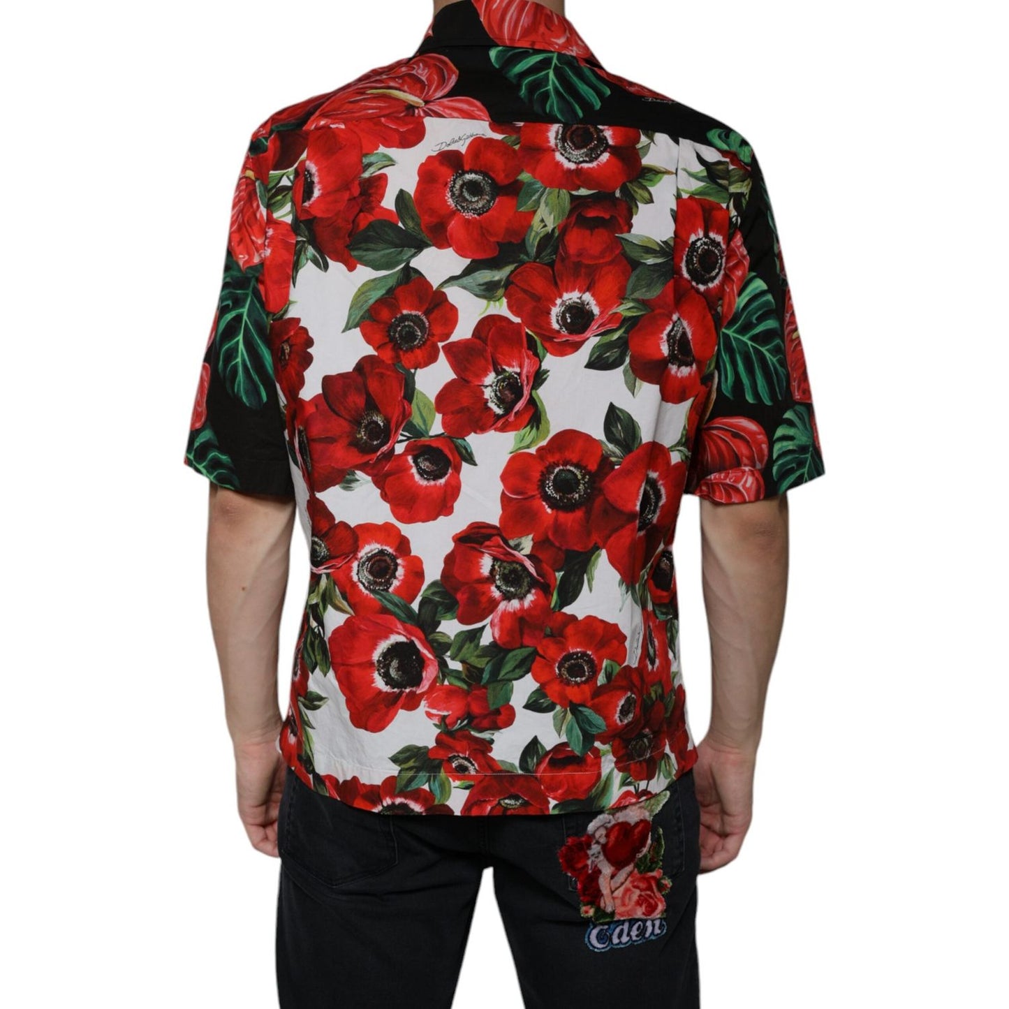 Dolce & Gabbana Multicolor Anemone Button Down Casual Shirt Dolce & Gabbana