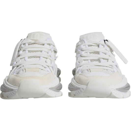 Dolce & Gabbana White Airmaster Low Top Men Sneakers Shoes Dolce & Gabbana