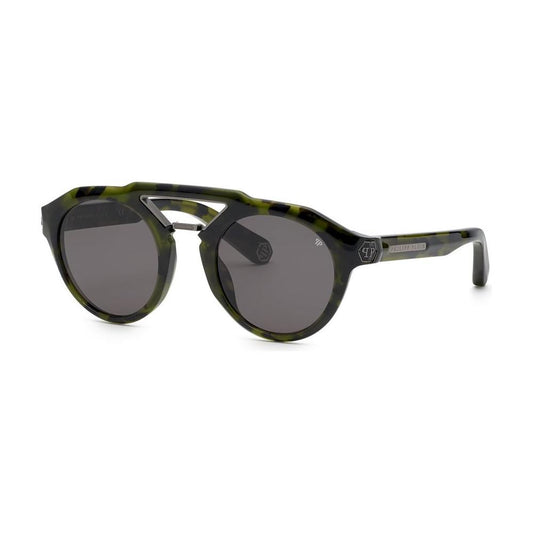 Philipp Plein Green Acetate Sunglasses Philipp Plein