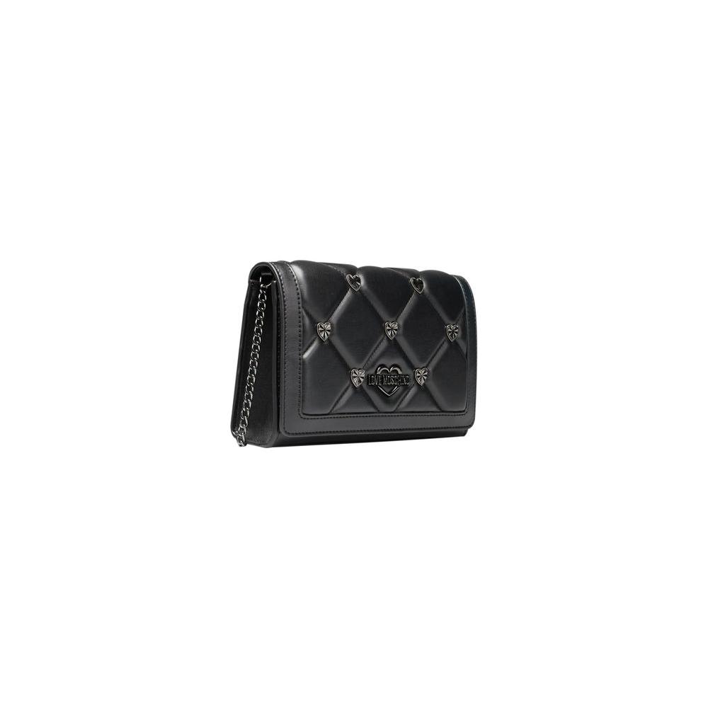 Love Moschino Black Polyethylene Women Crossbody Bag Love Moschino