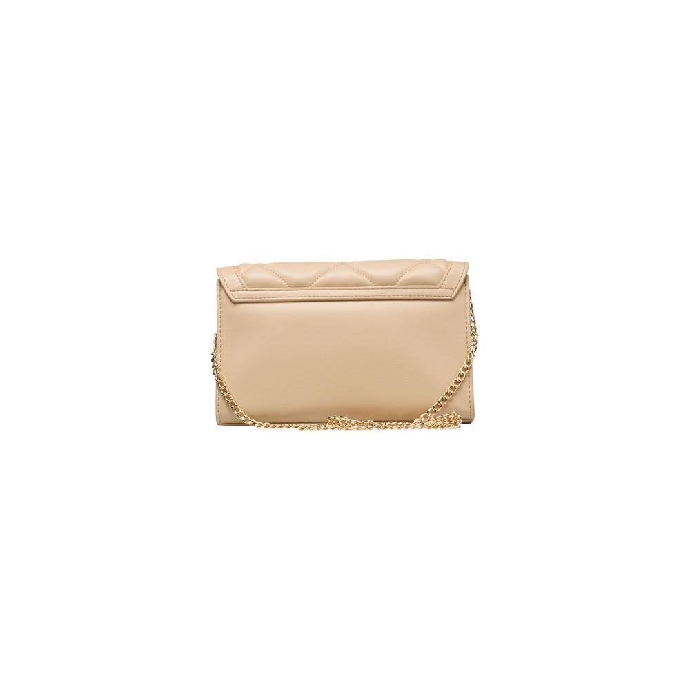 Love Moschino Beige Polyethylene Women Crossbody Love Moschino