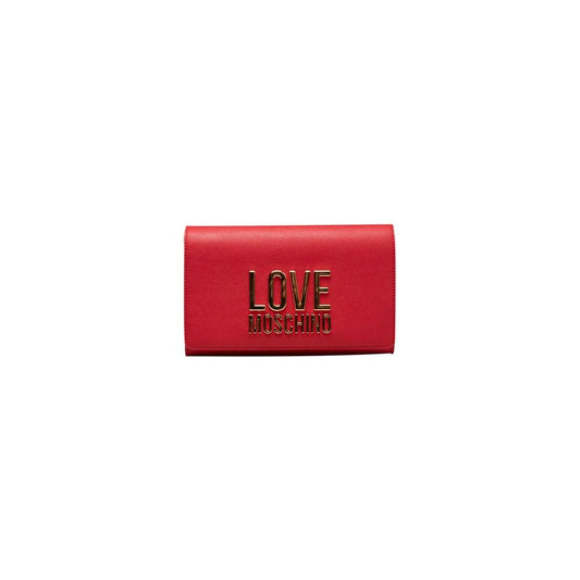 Love Moschino Red Polyethylene Women Crossbody Bag Love Moschino