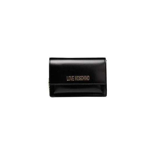 Love Moschino Black Polyethylene Women Crossbody Bag Love Moschino