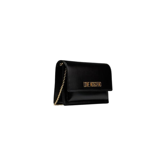 Love Moschino Black Polyethylene Women Crossbody Bag Love Moschino