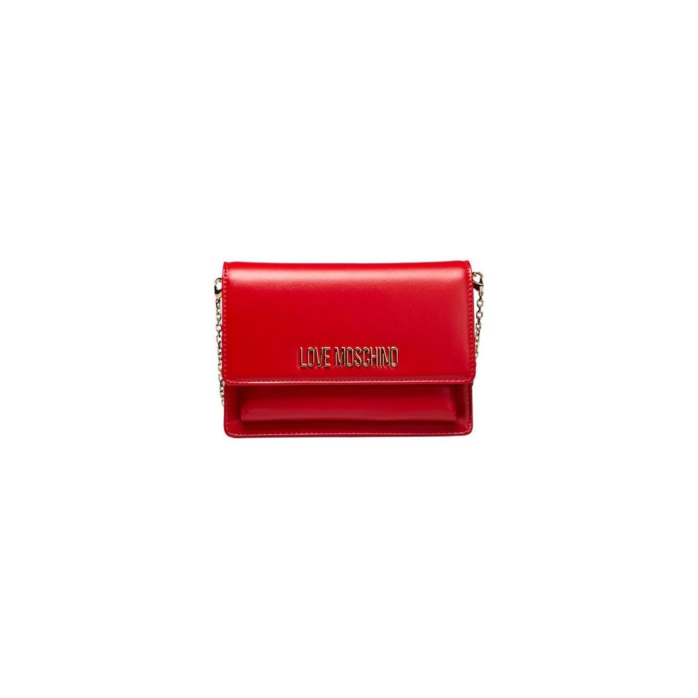 Love Moschino Red Polyethylene Women Crossbody Bag Love Moschino