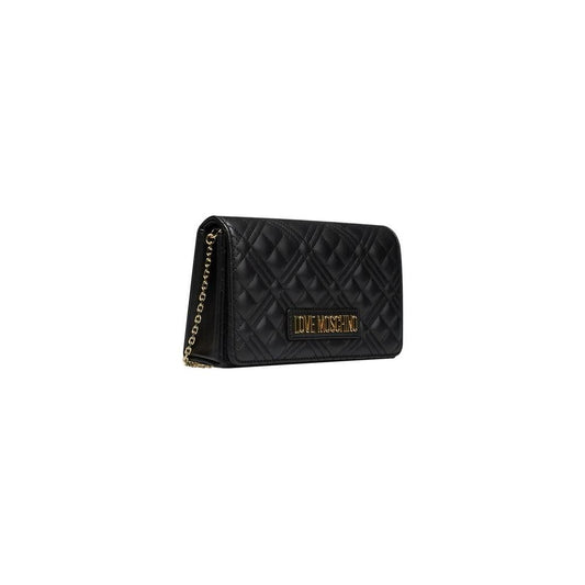 Love Moschino "Black Polyethylene Women Crossbody Bag" Love Moschino