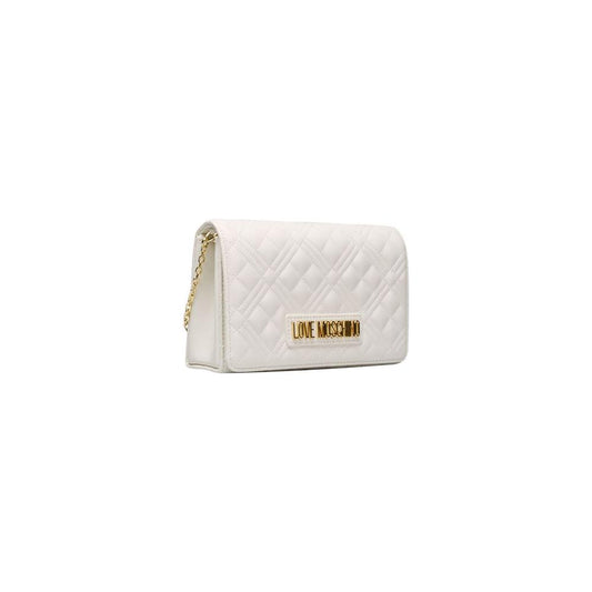 Love Moschino White Polyethylene Women Crossbody Bag Love Moschino