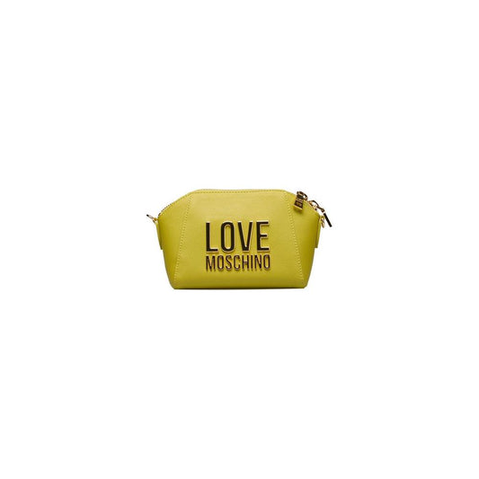 Love Moschino Yellow Polyethylene Women Crossbody Bag Love Moschino