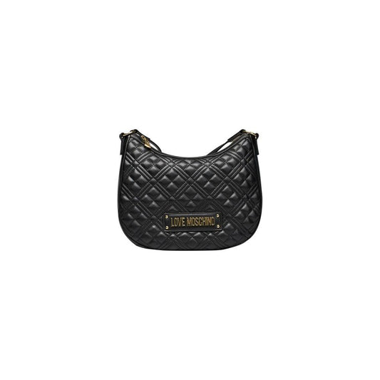 Love Moschino Black Polyethylene Women Crossbody Bag Love Moschino