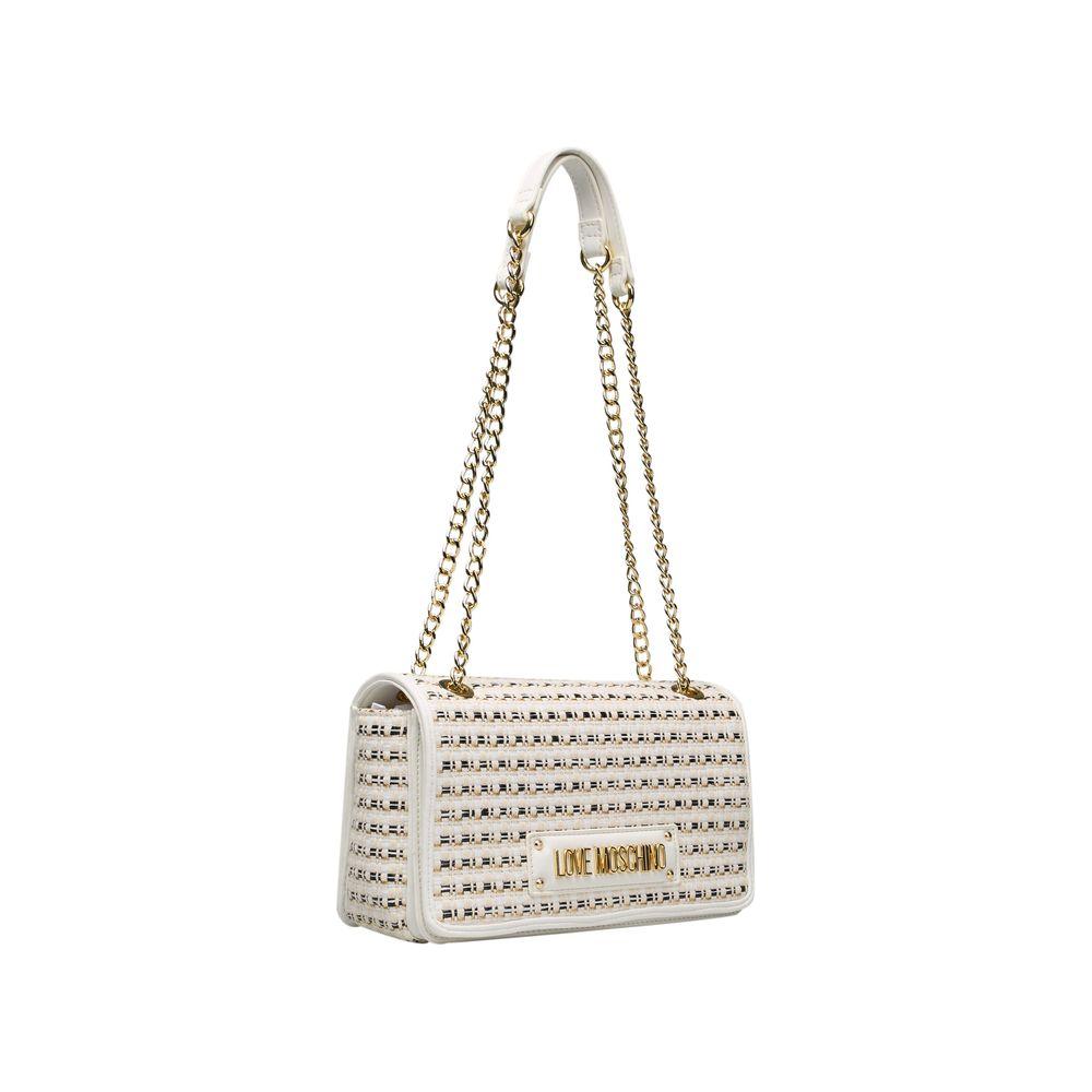 Love Moschino White Polyethylene Women Crossbody Bag Love Moschino