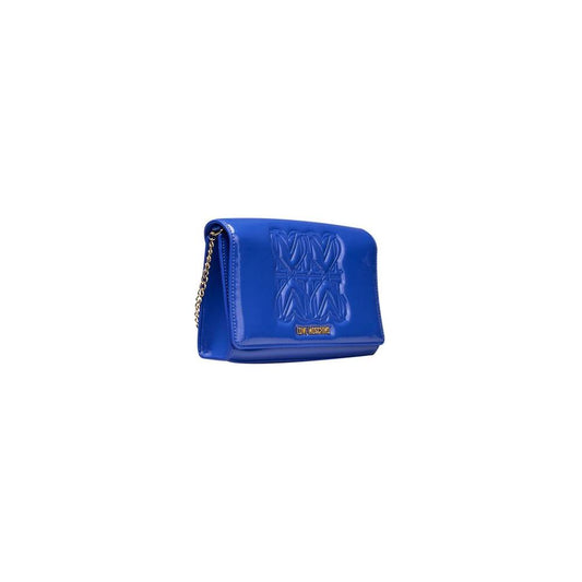 Love Moschino Blue Polyethylene Women Crossbody Bag Love Moschino