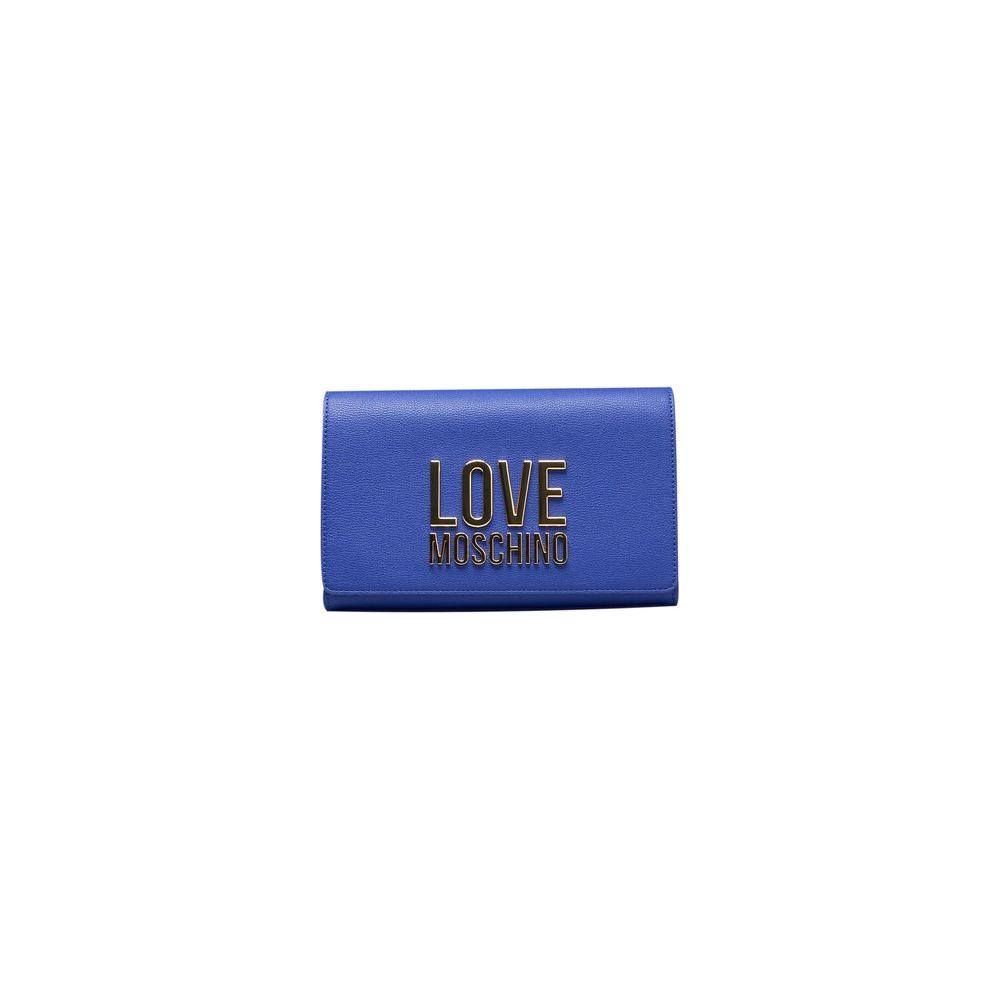 Love Moschino Blue Polyethylene Women Crossbody Bag Love Moschino