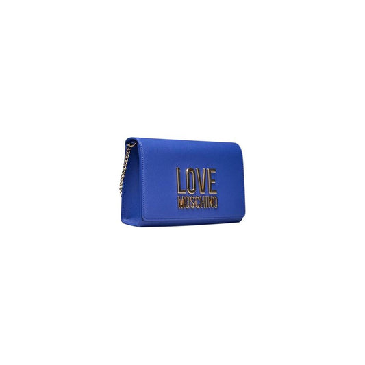 Love Moschino Blue Polyethylene Women Crossbody Bag Love Moschino