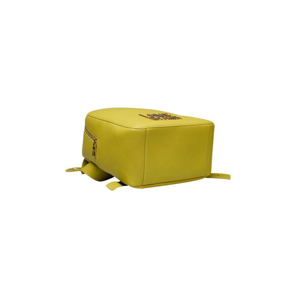 Love Moschino Yellow Polyethylene Women Backpack Love Moschino