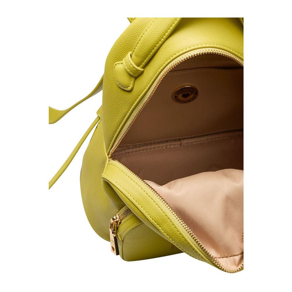 Love Moschino Yellow Polyethylene Women Backpack Love Moschino