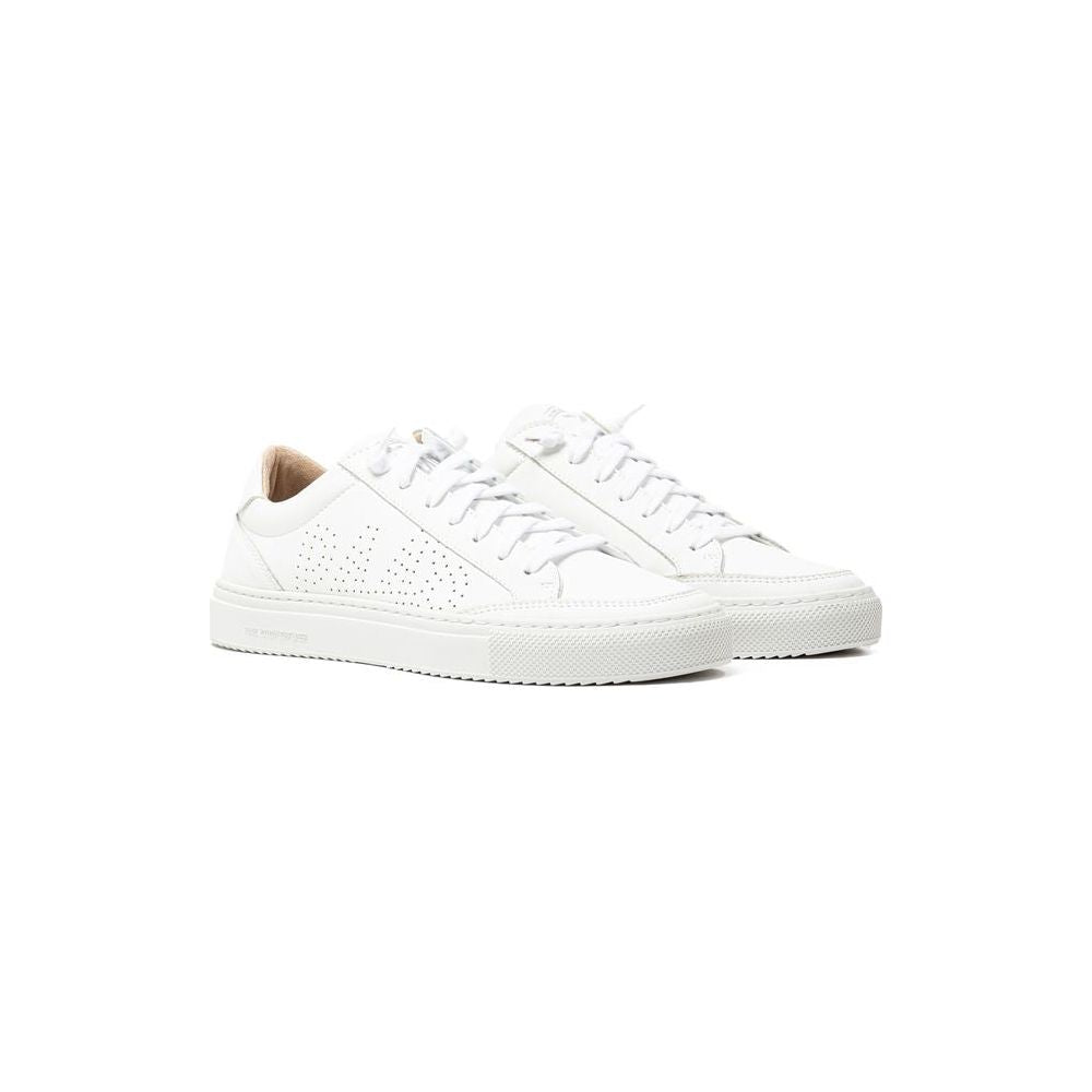 P448 White Leather Sneaker P448