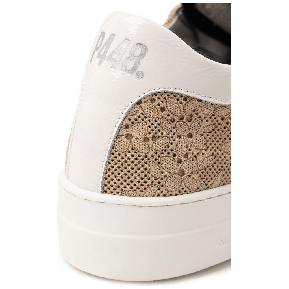 P448 Beige Leather Sneaker P448