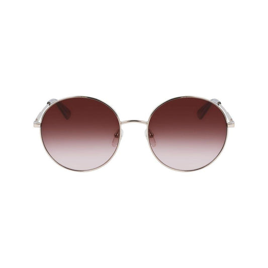 Longchamp Gold Metal Sunglasses Longchamp