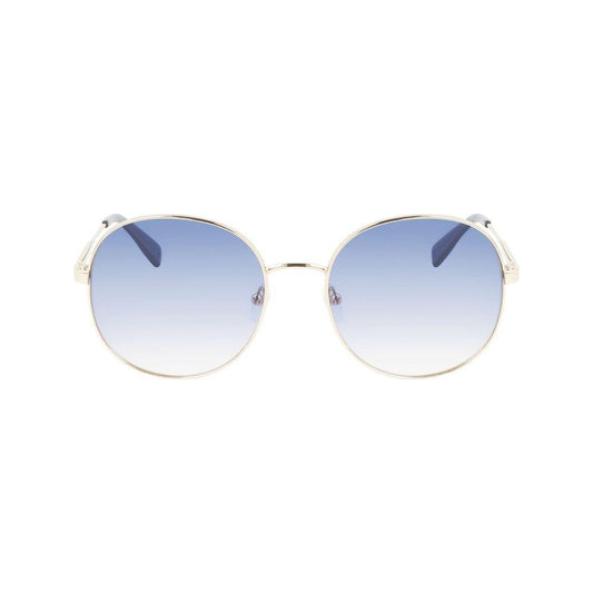 Longchamp Gold Metal Sunglasses Longchamp