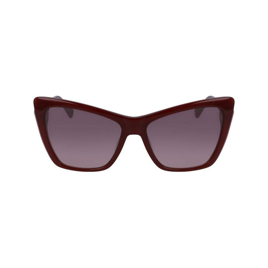 Longchamp Red Acetate Sunglasses Longchamp