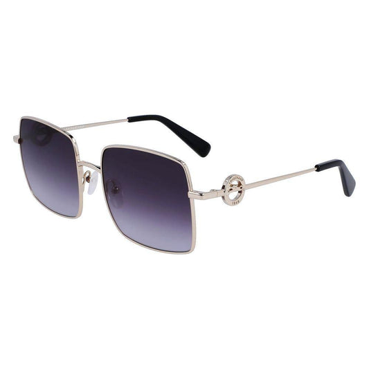 Longchamp Gold Metal Sunglasses Longchamp