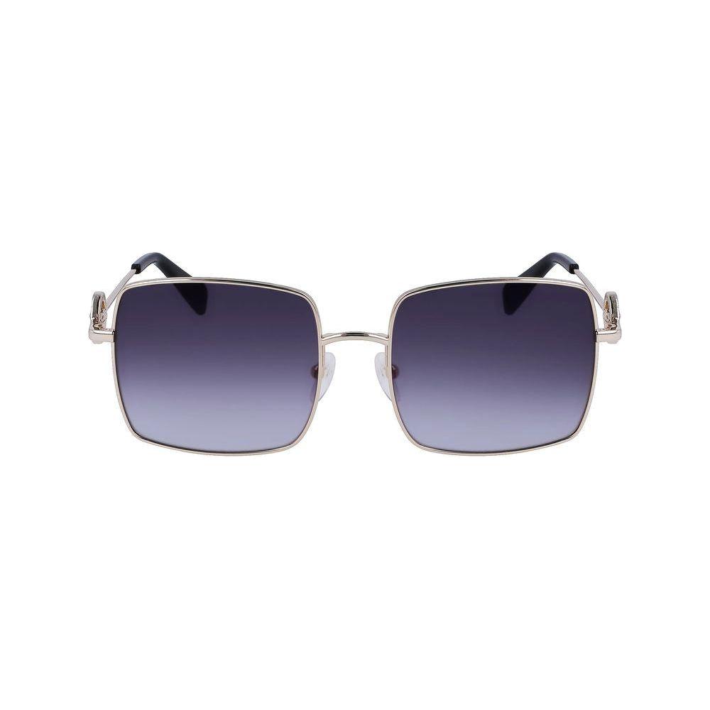 Longchamp Gold Metal Sunglasses Longchamp