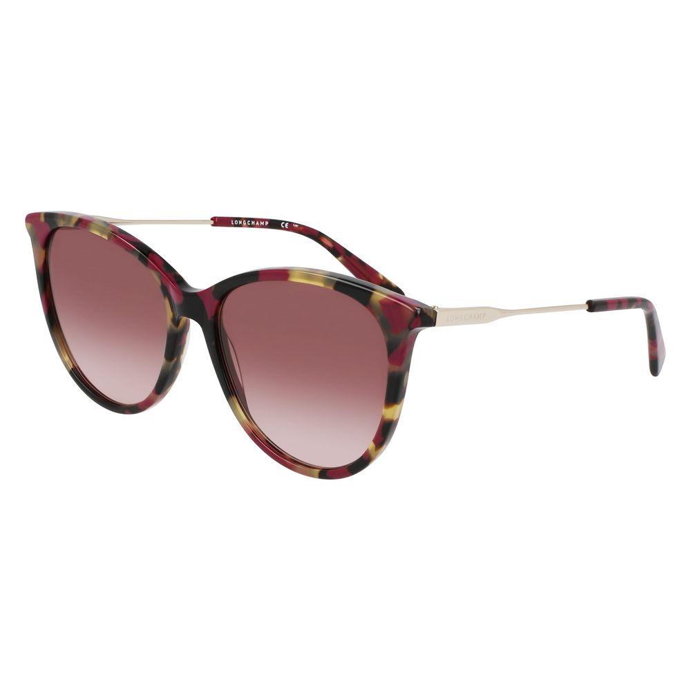 Longchamp Red Acetate Sunglasses Longchamp