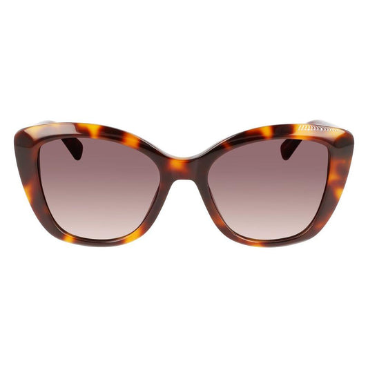 Longchamp Brown Acetate Sunglasses Longchamp