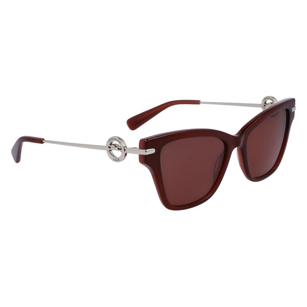 Longchamp Brown Acetate Sunglasses Longchamp