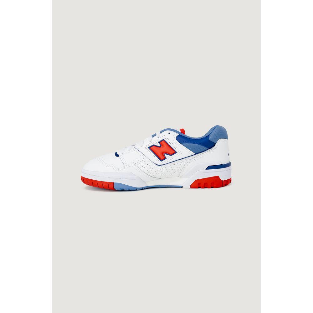 New Balance Blue Synthetic Leather Sneaker New Balance