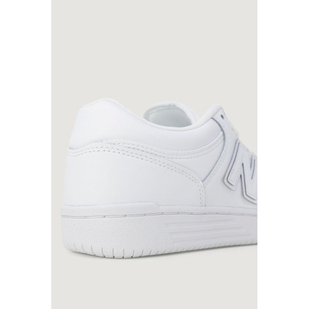 New Balance White Synthetic Leather Sneaker New Balance