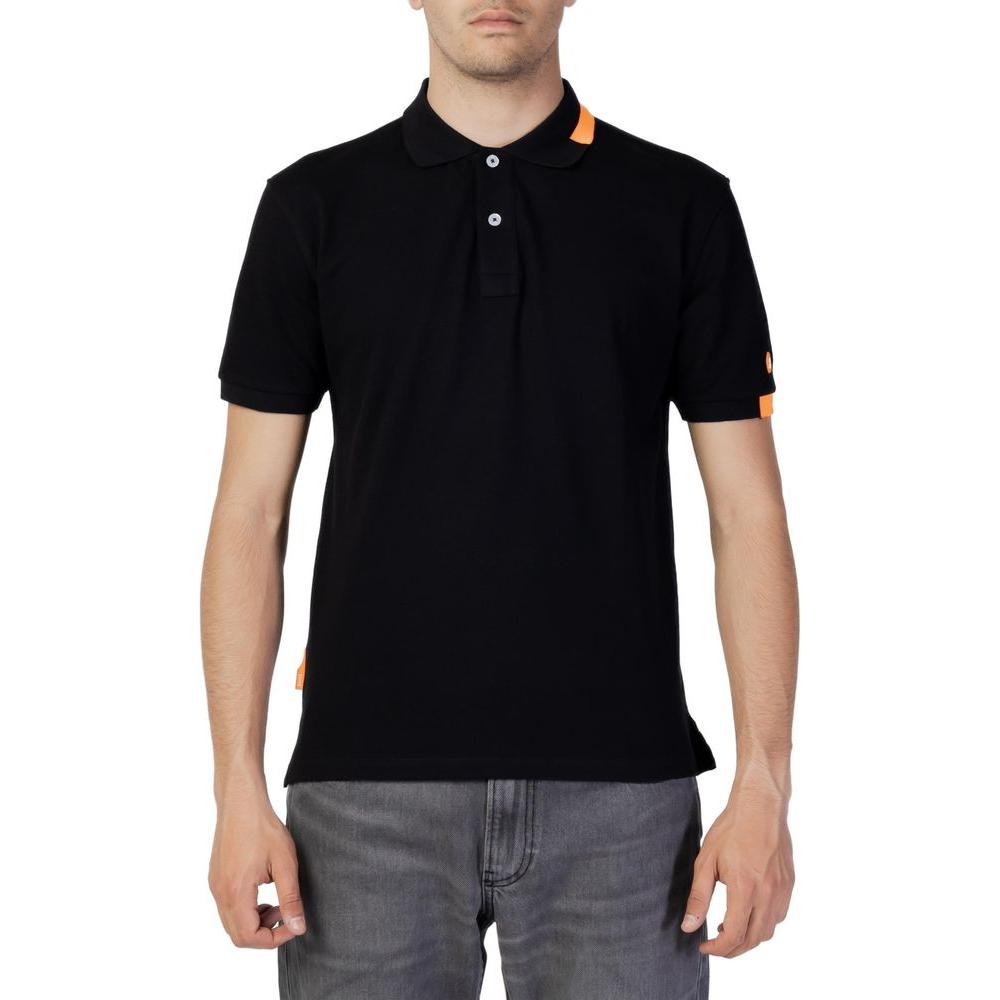 Suns Black Cotton Polo Shirt Suns