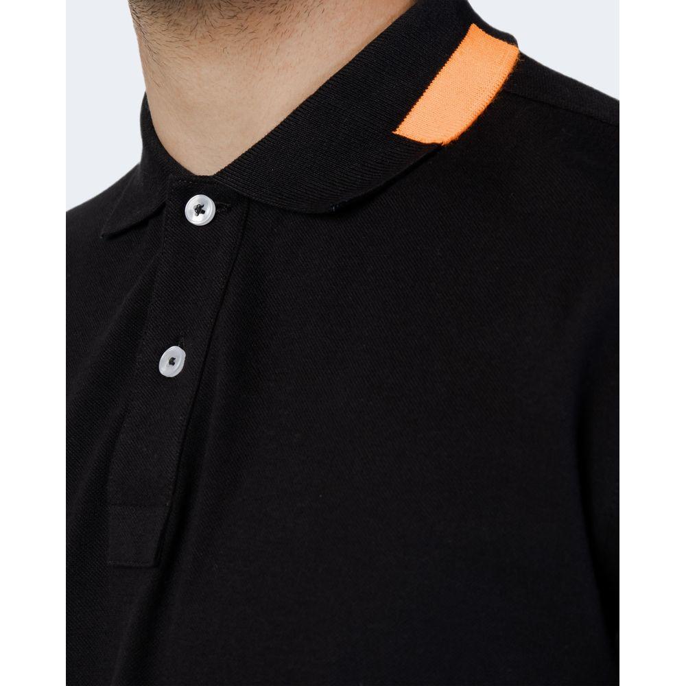 Suns Black Cotton Polo Shirt Suns